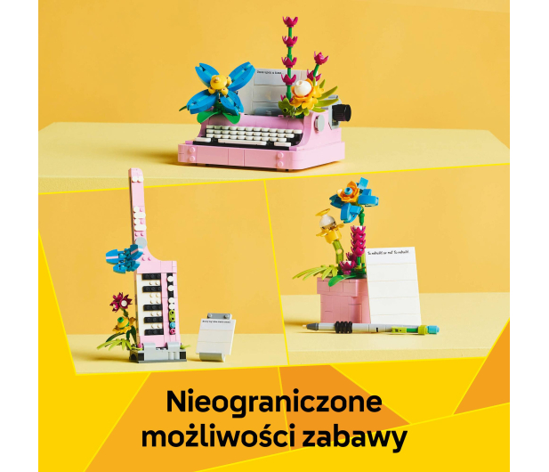 LEGO Creator 31169 Maszyna do pisania z kwiatami - 1283669 - zdjęcie 5